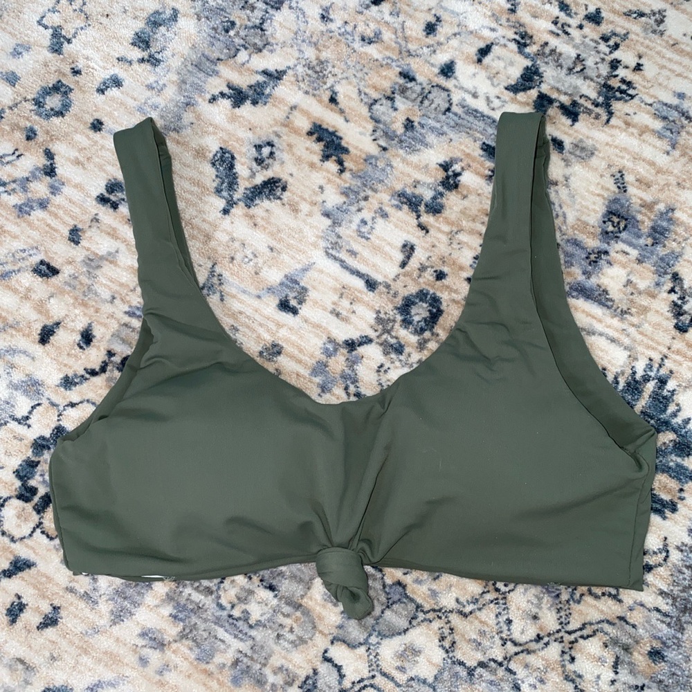 green bikini top